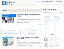 Tablet Screenshot of loscortesdepelo.com